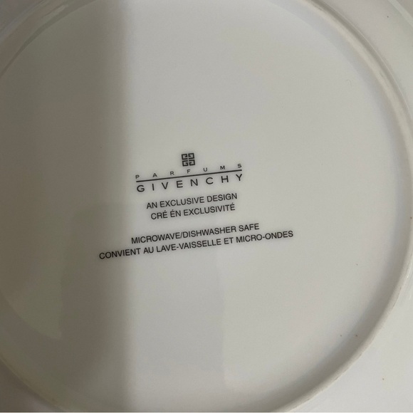 Givenchy Les Fleur de Parfum Birds of Paradise Vintage Desert Salad Plate - Picture 4 of 4